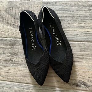 Rothy’s Black Pointed Flats